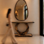 Olive-Live Edge Console