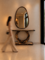 Olive-Live Edge Console