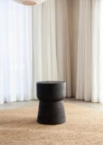 Black Frankie Stump-Side Table - Image 2