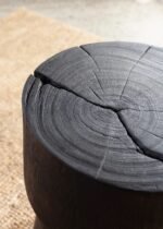 Black Frankie Stump-Side Table - Image 3