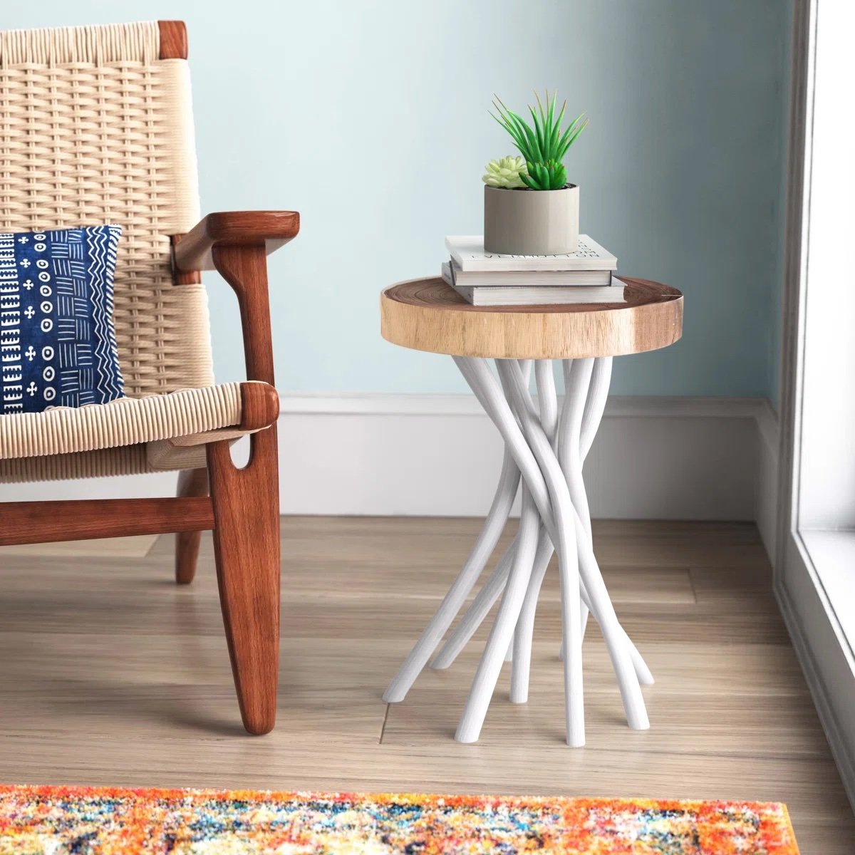 img_8988 Timber columns-Side Table - Image 1