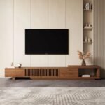 Linear Oak-TV Unit
