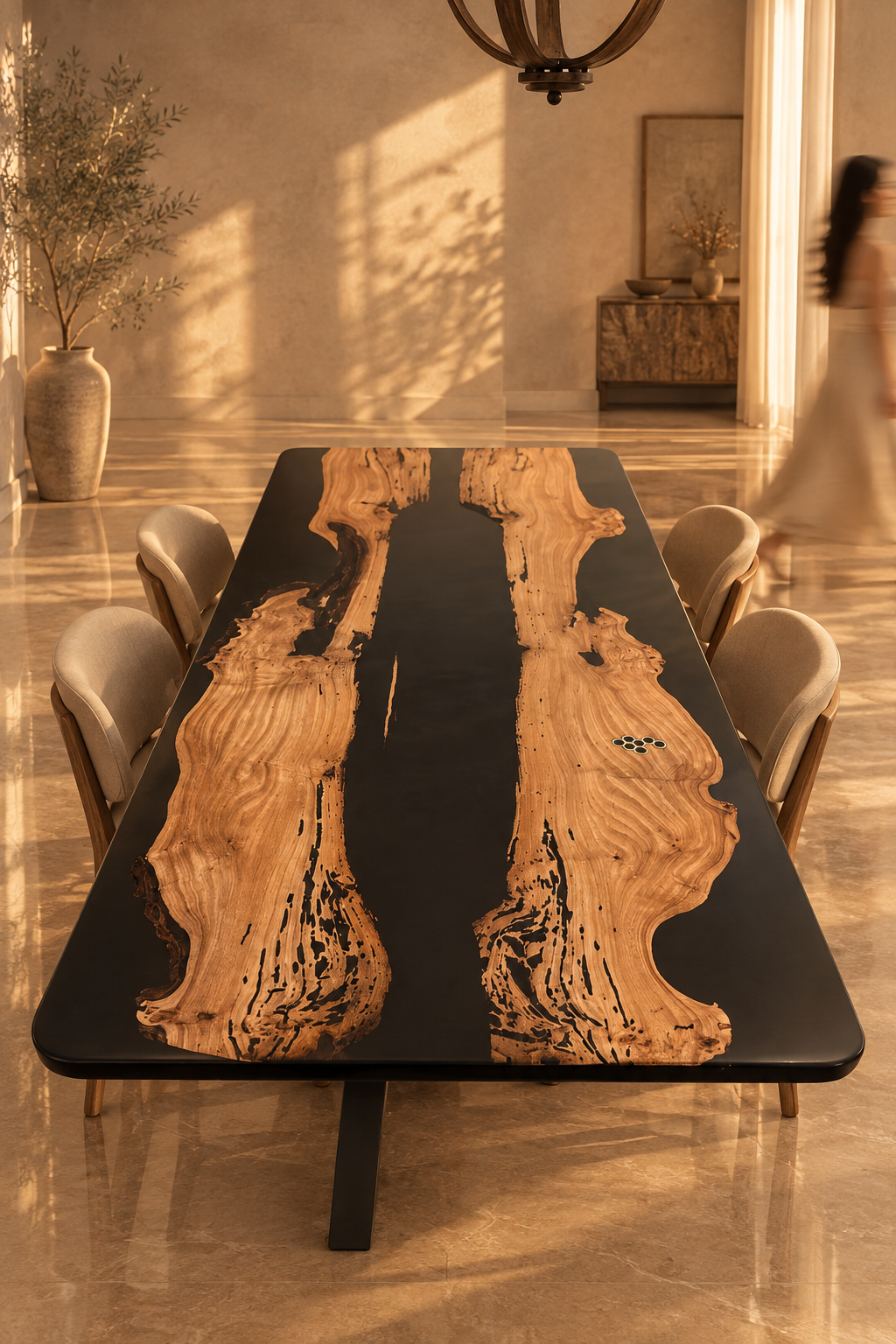 4699a0b9-f163-4174-ab89-4a8a1d91e081 Onyx Flow-Dining Table - Image 1