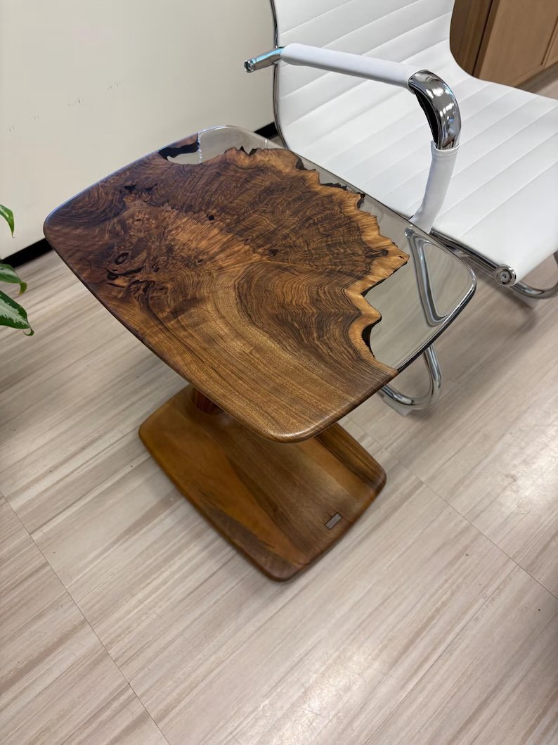img_1178 River wood-Side Table - Image 1