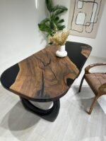 Black Rift-Dining Table - Image 3