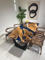 Blue Vein-Dining Table - Image 2