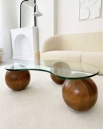 Wooden Ball-Coffee Table - Image 3