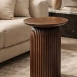 Ribbed-Side Table