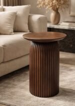 Ribbed-Side Table